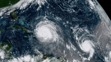 Hurricane Irma and Jose in Atlantic