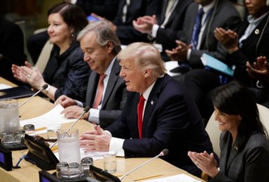 Trump defiende que la ONU necesita reformas y alaba los planes de Guterres