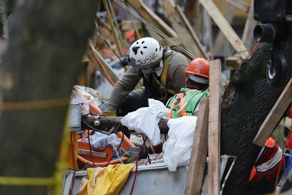 Asciende a 286 número de víctimas mortales por el terremoto en México