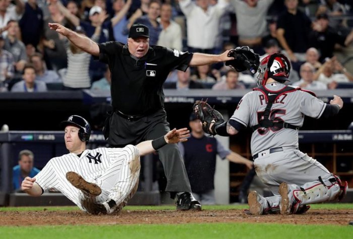 Judge y Sánchez llevan a Yankees al 5to. juego