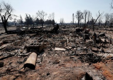 Los incendios forestales queman el norte de California