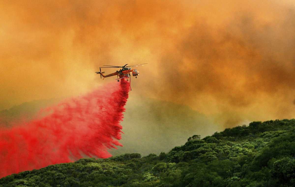 DECENAS DE INCENDIOS EN EL OESTE DE EEUU