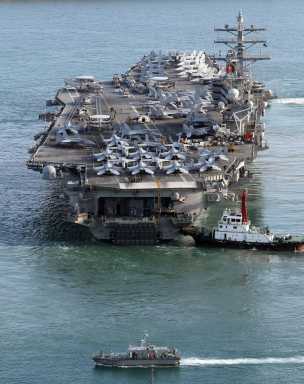Portaaviones en el Pacífico