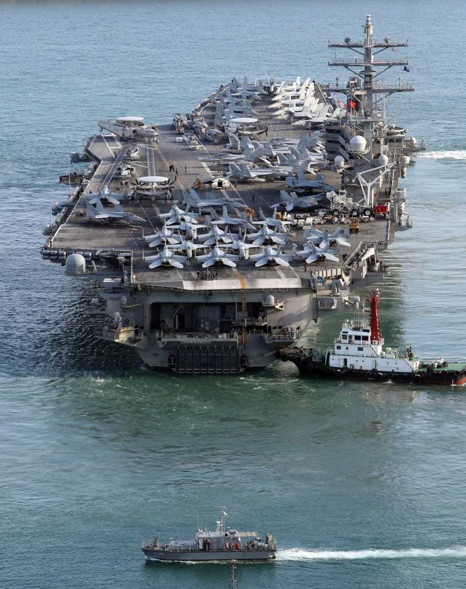 Portaaviones en el Pacífico