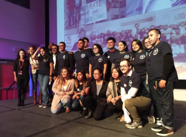 Miembros de Long Island Immigrant Students Advocates