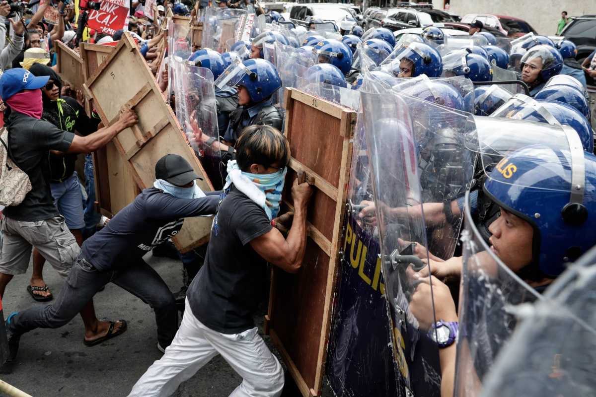 Protestas antes de la cumbre ASEAN