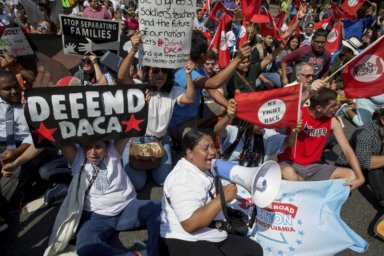 PROTESTA CONTRA LA ELIMINACIÓN DEL PROGRAMA DACA EN WASHINGTON