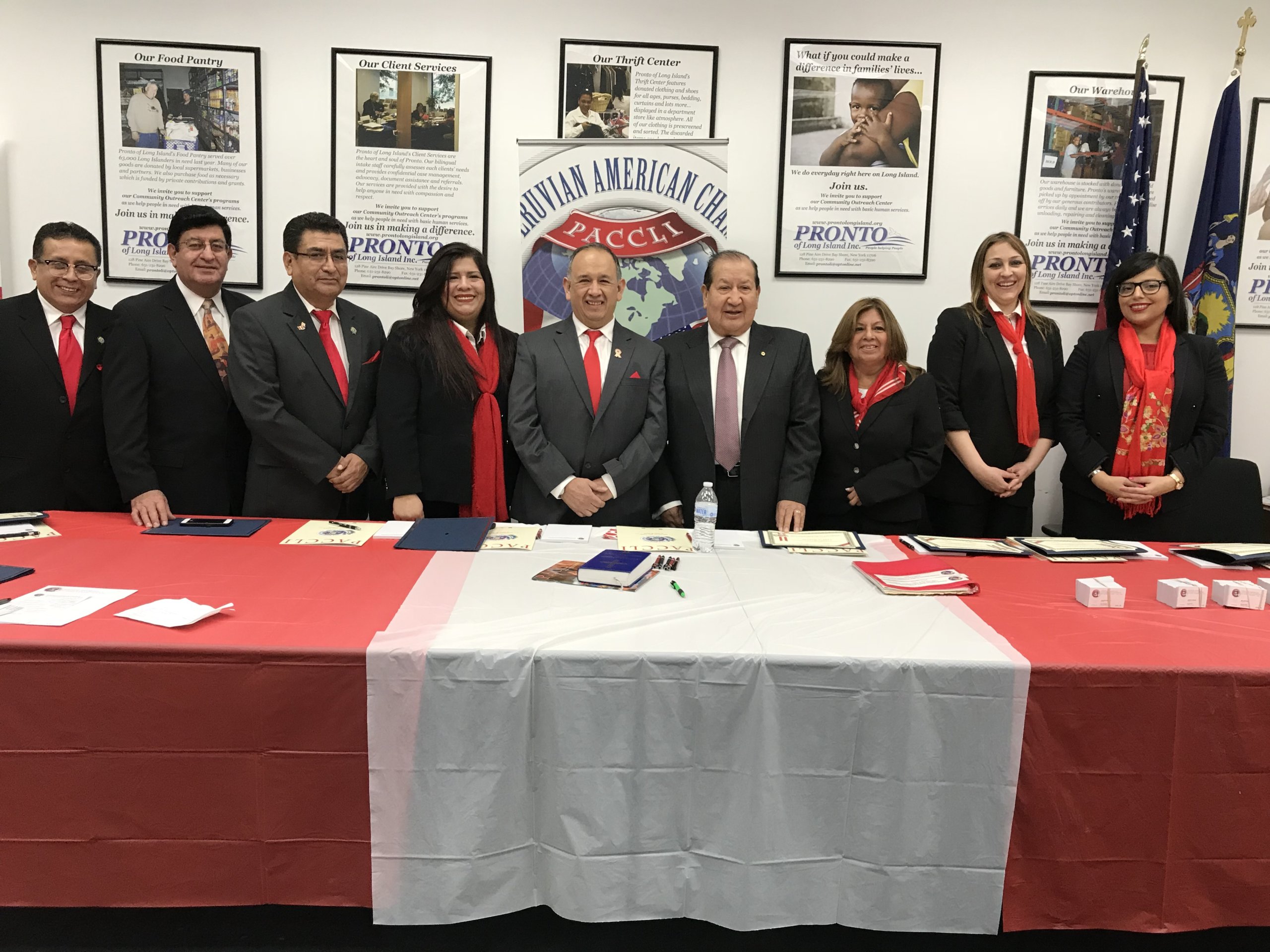 Juramenta la nueva directiva de la Cámara de Comercio Peruano-Americana de Long Island