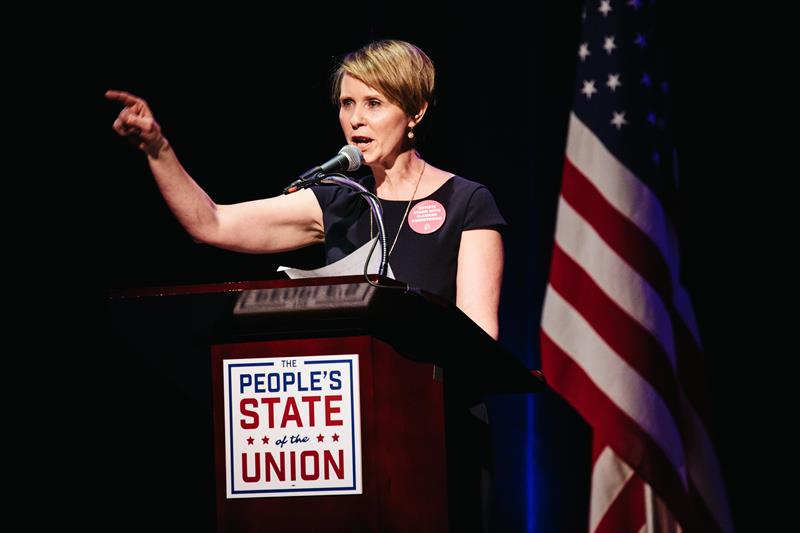 La actriz Cynthia Nixon se lanza para gobernadora de Nueva York