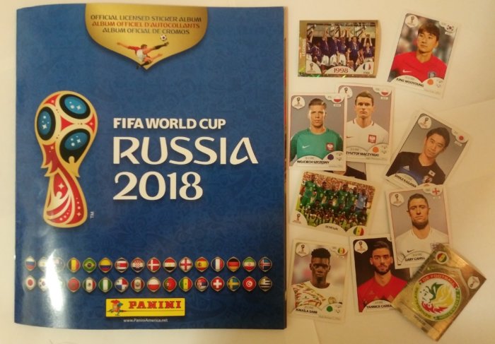 Album Panini del Mundial una pasión muy pegajosa