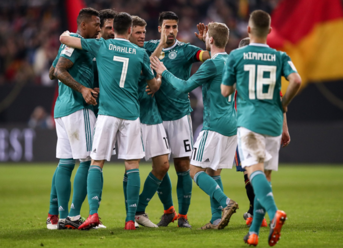 Alemania, Brasil y Bélgica permanecen en el podio del ranking FIFA