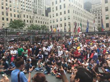 Grito de campeones en la final del Mundial en la "Gran Manzana"