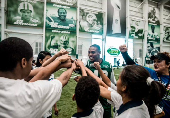 Los Jets y los Giants activan campamentos juveniles NFL Play 60