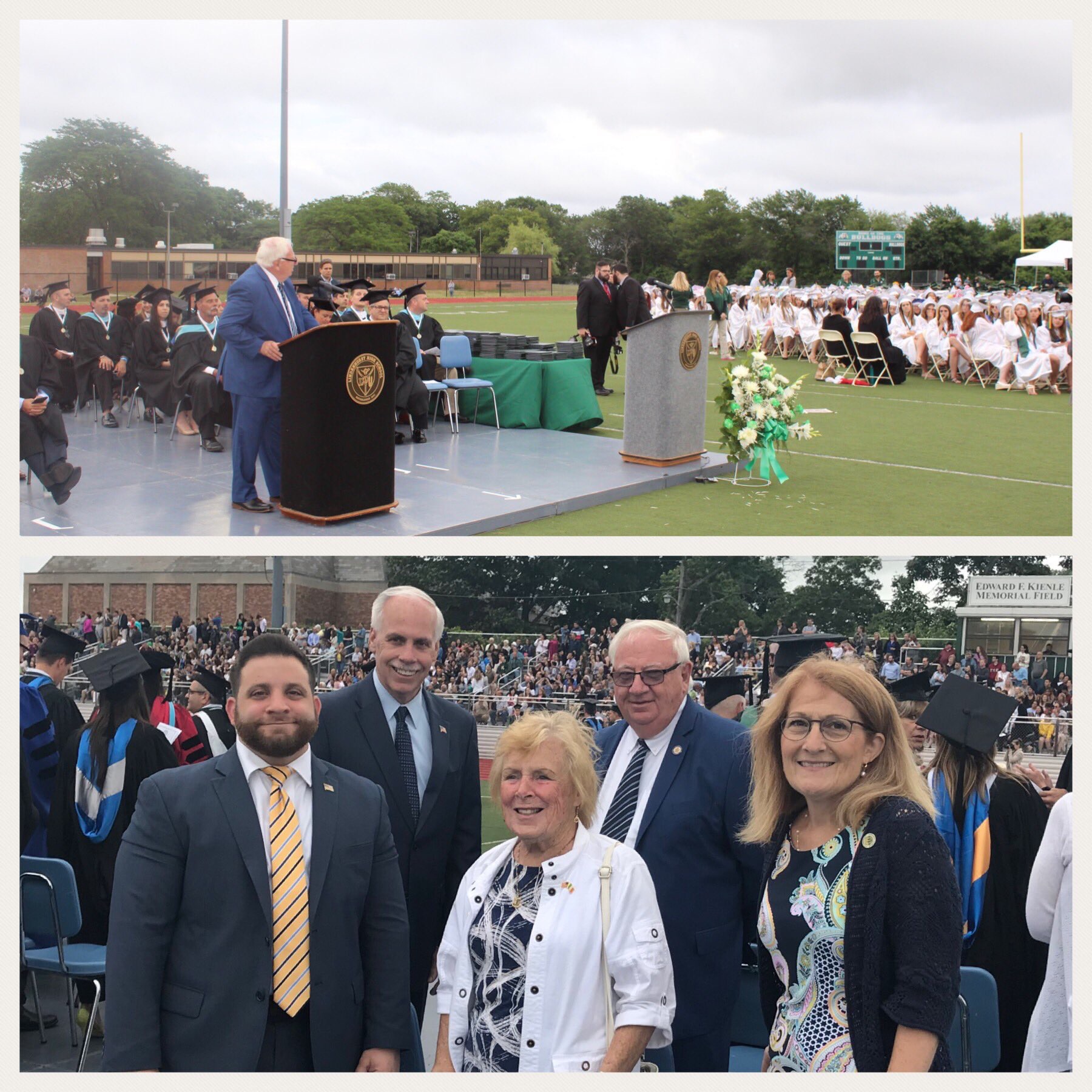 Senador Brooks asiste a graduaciones de estudiantes