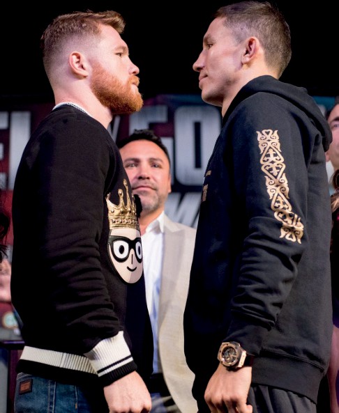 La histórica pelea “Canelo vs. GGG 2” entre el mexicano Saúl Álvarez y el kazajo Gennady Golovkin se transmitirá el 15 de septiembre en la pantalla grande. (Foto: @fathomevents)