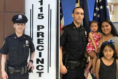 Heroico policía hispano salva vida de bebé de 20 meses de edad