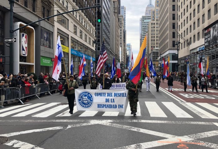 Banderas fuertes y unidas en 150° Desfile de la Hispanidad en Nueva York