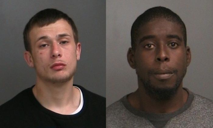 Dos hombres arrestados por cometer múltiples robos en Medford