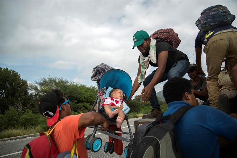 Miembros de la caravana migrante demandan al Gobierno de Trump