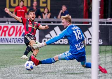 Red Bulls goleado 0-3 en Atlanta en la primera final del Este de MLS