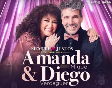 Amanda Miguel y Diego Verdaguer ofrecen concierto en Queens