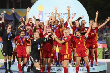 España campeona por primera vez del Mundial femenino Sub'17
