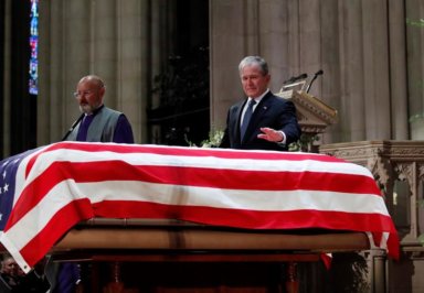 Washington se despide de George H.W. Bush con un emotivo funeral de Estado