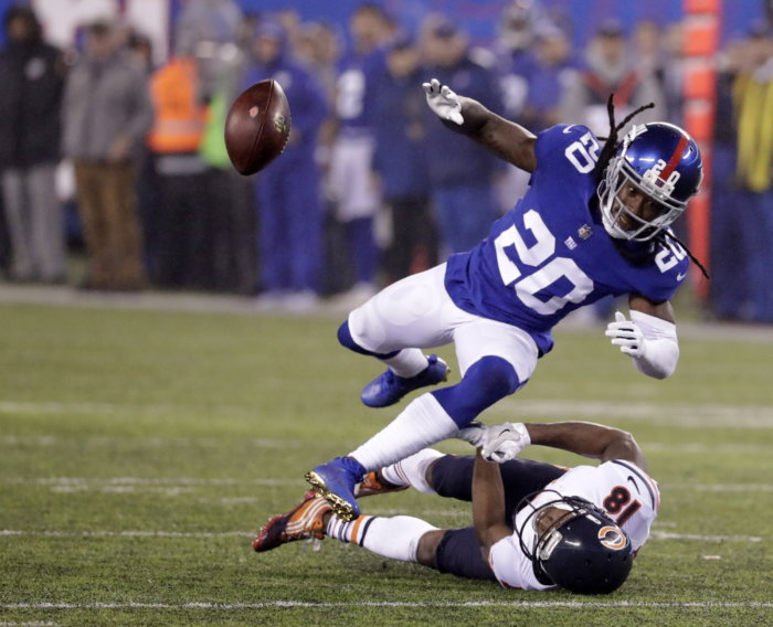 Los New York Giants sorprendieron a los Chicago Bears al derrotarlos 30-27 en el MetLife Stadium de East Rutherford, Nueva Jersey.