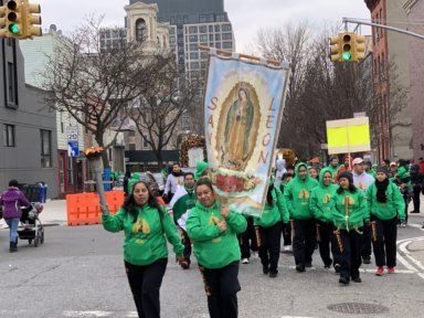 Miles de católicos de Brooklyn y Queens realizaron peregrinación anual para honrar a la Virgen de Guadalupe