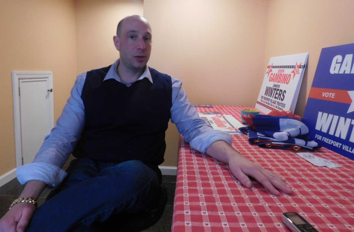 Candidato a concejal Joseph Gambino, una propuesta de cambio político en Freeport