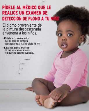 Alertan a residentes en la Semana Nacional de Prevención del Envenenamiento por Plomo