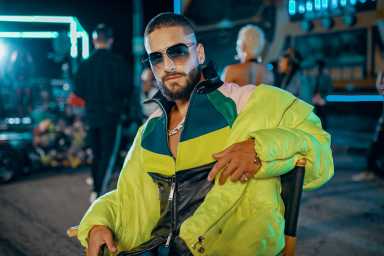 Maluma lanzó su nuevo video en Times Square