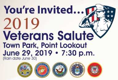 Pueblo de Hempstead ofrece Saludo a Veteranos y Fuegos Artificiales