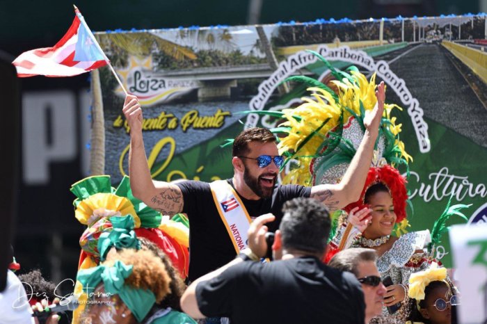 Ricky Martin Gran Mariscal del Desfile Nacional Puertorriqueño en Manhattan