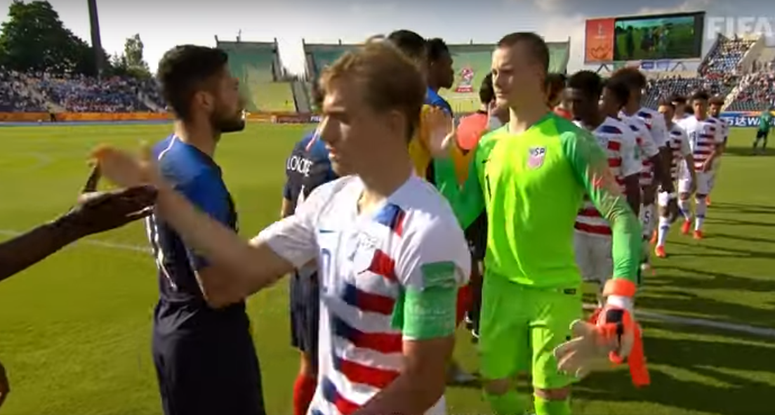 EEUU remonta a Francia y enfrentará a Ecuador en 4tos. del Mundial Sub 20