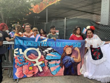 Más de 500 inmigrantes trans y aliados se unieron a la marcha Trans-Latinx contra el abuso
