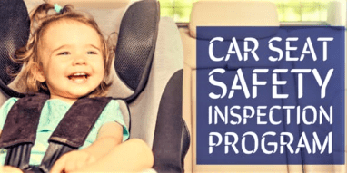 Organizan inspección de seguridad de asientos de autos para niños