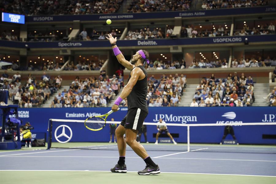 US Open : Español Nadal se mete a 4tos. y chocará con el argentino Schwartzman
