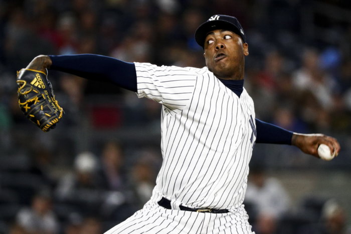 Cubano Aroldis Chapman elegido Relevista del Año en Grandes Ligas