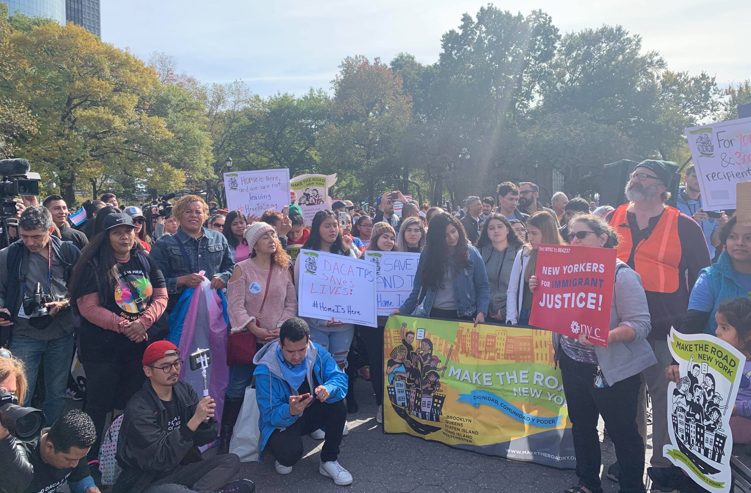 'Soñadores' marchan de NY a Washington para defender DACA y TPS