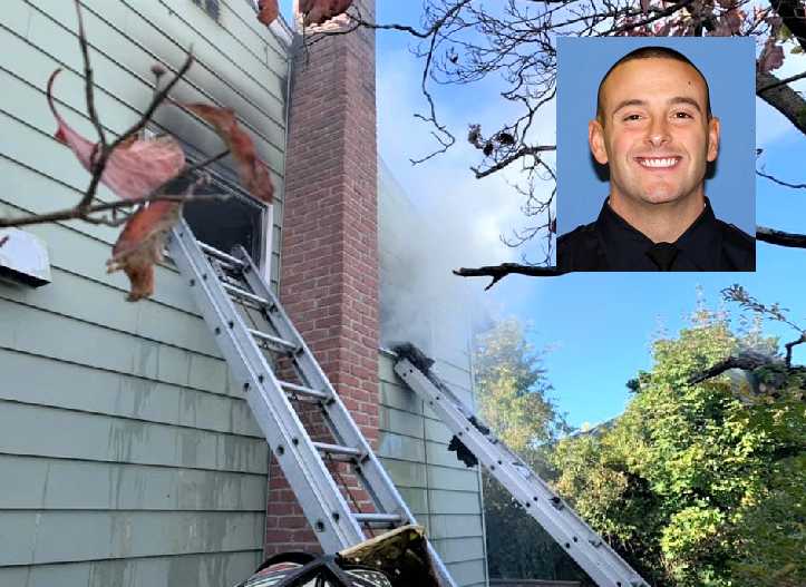 Oficial de Suffolk rescata a hombre discapacitado de incendio en North Babylon