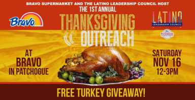 Regalarán Pavos de Acción de Gracias en Patchogue