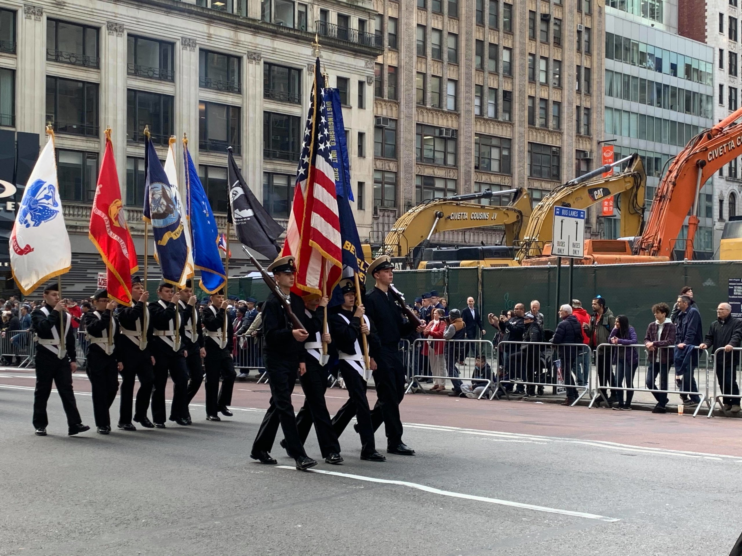 Nueva York celebró el Día de los Veteranos con desfile en Manhattan