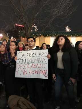 Colombianos en Nueva York llevan a cabo ‘cacerolazo’ por Paro Nacional en Colombia