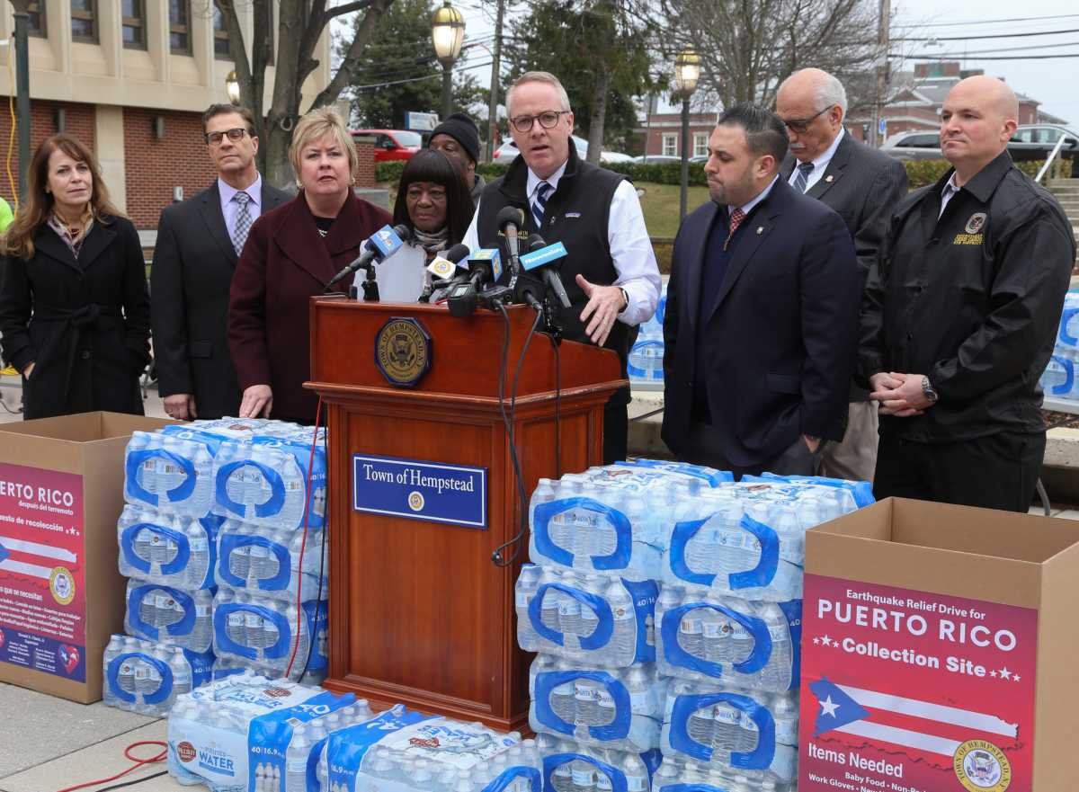 Pueblo de Hempstead envía ayuda a dannificados en Puerto Rico