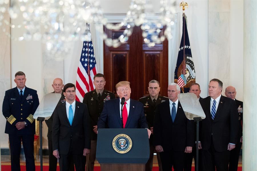 Trump opta por la contención militar y la presión económica contra Irán