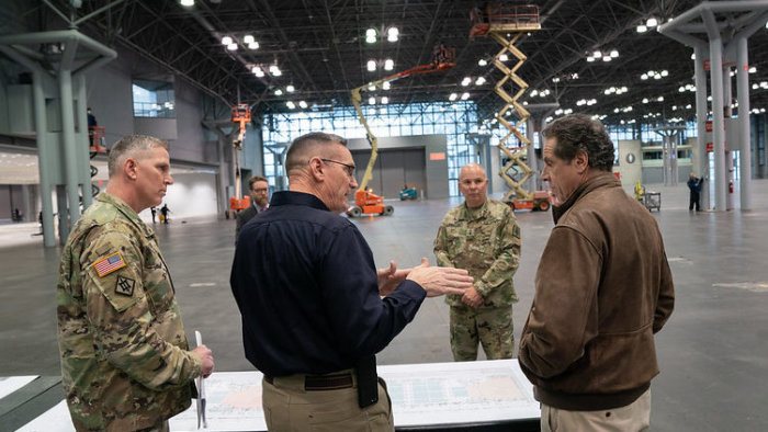 Ejército de EEUU construirá 2 hospitales temporales en Long Island para enfermos de coronavirus