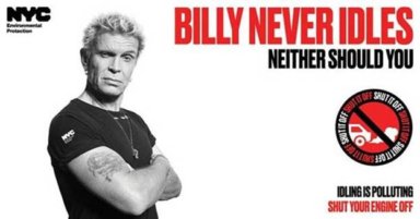 BREVES de Nueva York: Campaña para terminar con el ralentí incluye a Billy Idol
