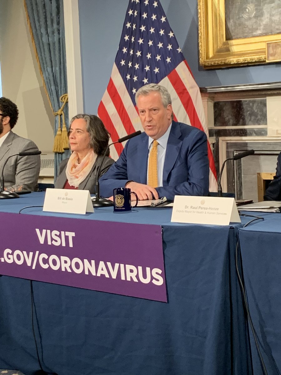 Mínimo 6 meses más de Coronavirus en la ciudad de Nueva York: Alcalde de Blasio