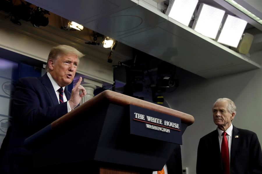 Trump no descarta ordenar la cuarentena en tres estados, entre ellos Nueva York